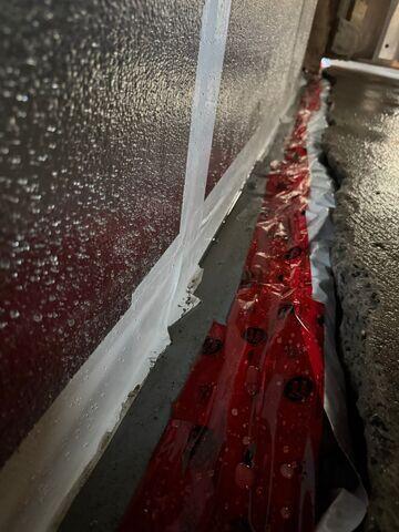 Installing the WaterGuard drainage system