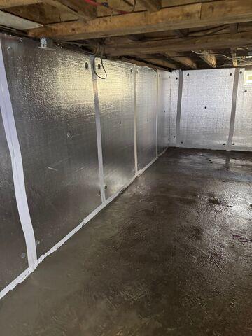 SilverGlo panel installation and final result