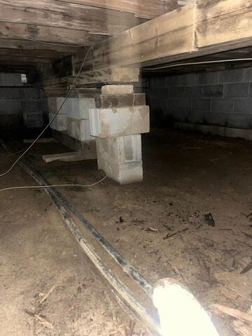 Damp Crawl Space