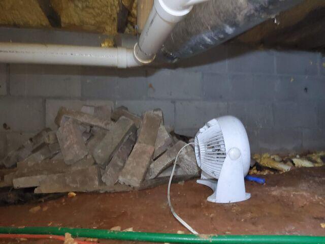 Drying The Crawl Space