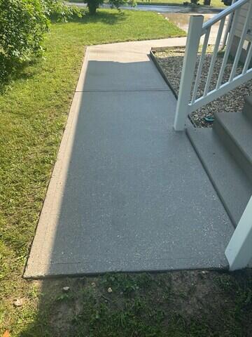 Concrete Sidewalk-After
