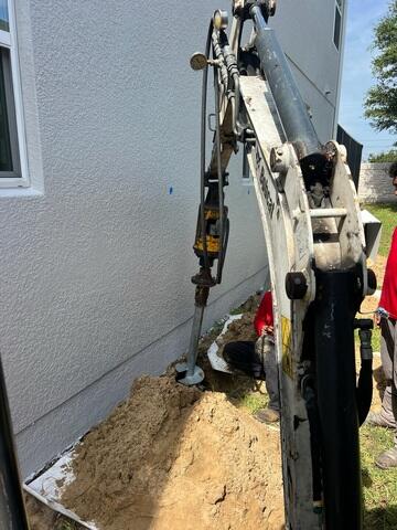 Installing Helical Piers