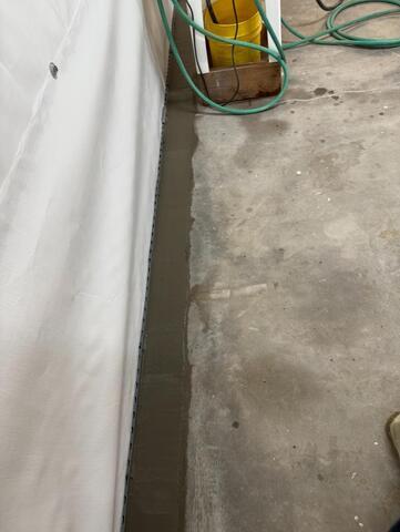Concrete Re-Pour Seals the System