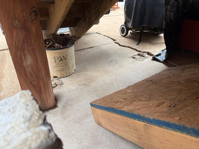 Crack Under Stairs