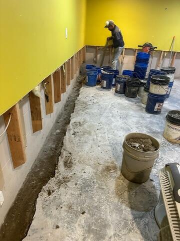 During WaterGuard Install