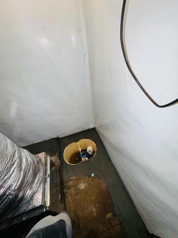During - Waterproofing System & Sump Pump Installation
