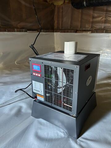 Sedona Dehumidifier Adds Climate Control to Encapsulated Space