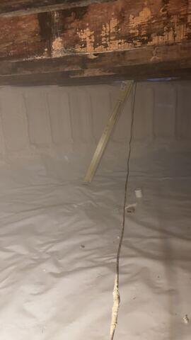 After: Encapsulated and Sealed Crawl Space