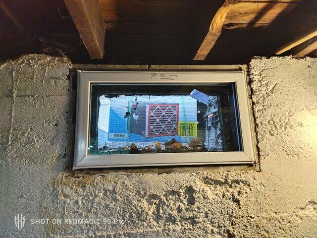 EverLast Basement Window Installation in Progress