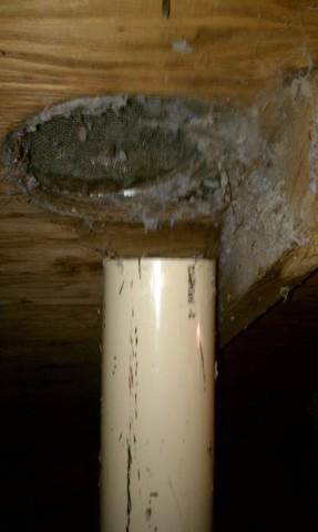 Dryer Vents Cause Problems in This Brule, WI Attic