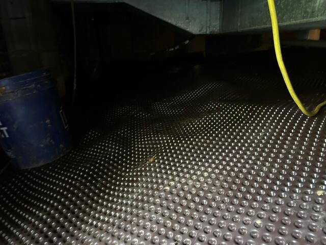 Drainage Matting Installed