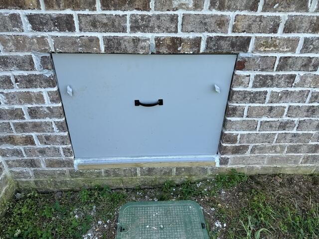 New Crawl Space Door
