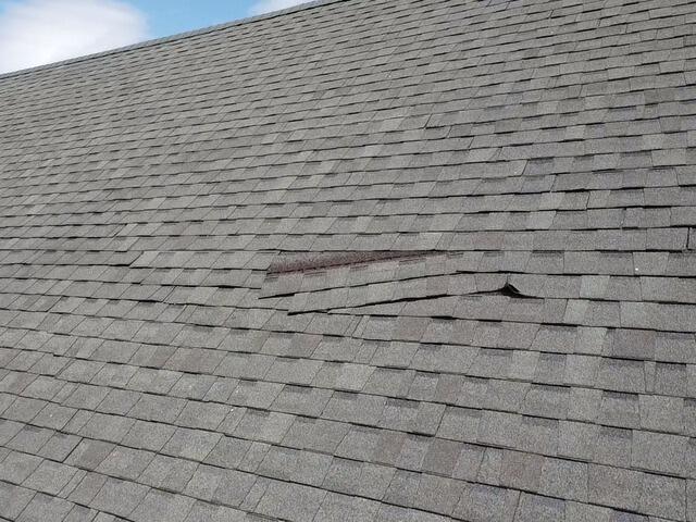 Before: Shingles Falling Off