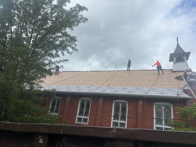 Underlayment Is Installed