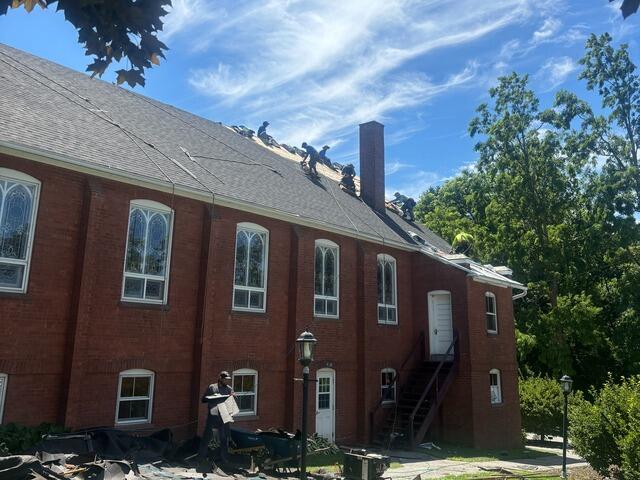New Shingles Are Installed