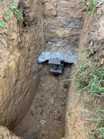 Installed Helical Pier in Cynthiana, KY