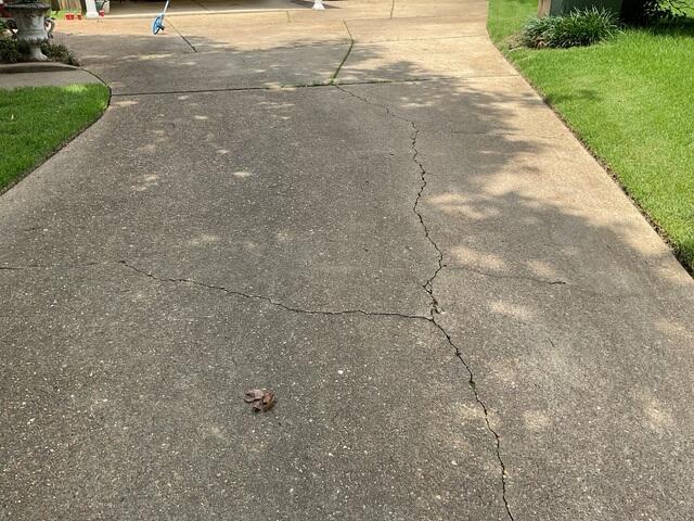 Driveway Cracks