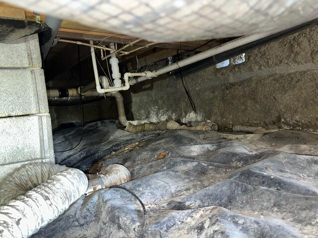 Debris in Crawl Space