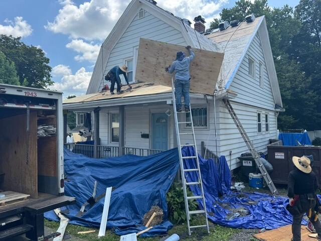 New Plywood Is Installed