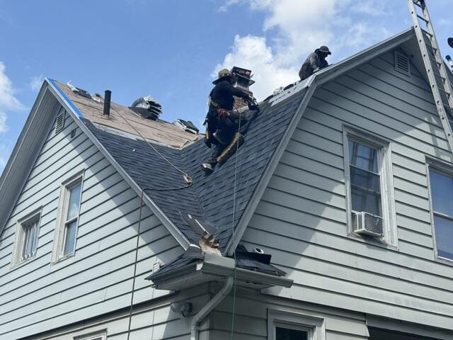 New Shingles Are Installed
