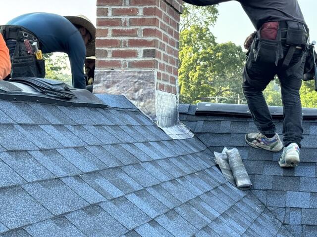 Chimney Gets New Flashing