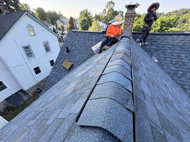 Ridge Vent Is Installed