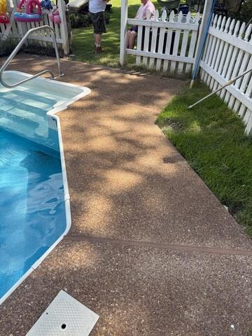Pool Deck Lifted