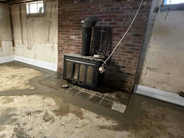 Concrete Floor Restored and Pipes in Place