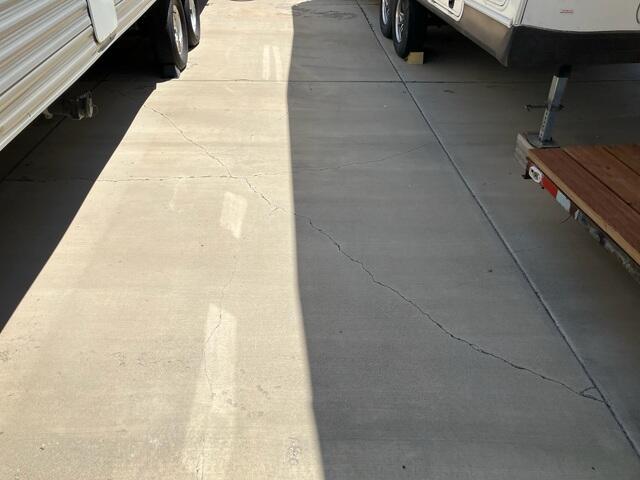 Driveway crack