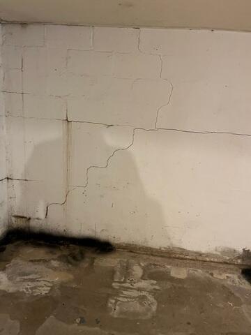 Stair Step Cracks