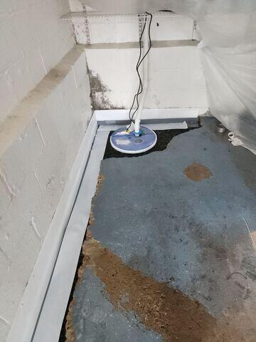 During SuperSump Install