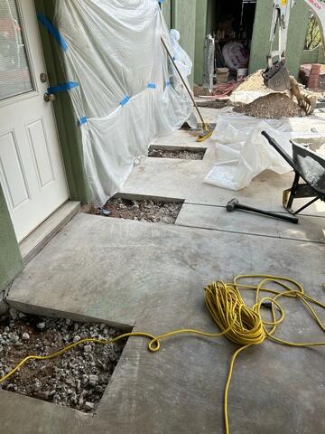 After Piers are Installed