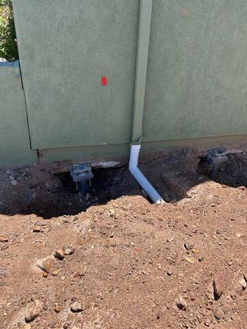 Pier and Bracket Installed
