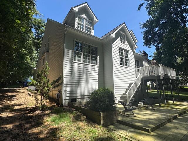 Back of home after Gutter Shutter installation