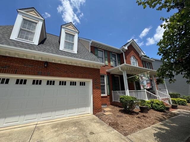 Front of home after Gutter Shutter installation
