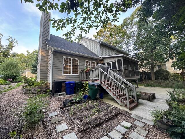 Back of home after gutter installation