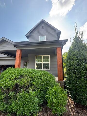 Front of home after gutter installation