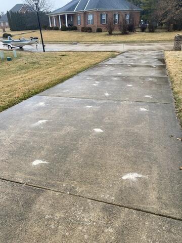 Leveled Driveway