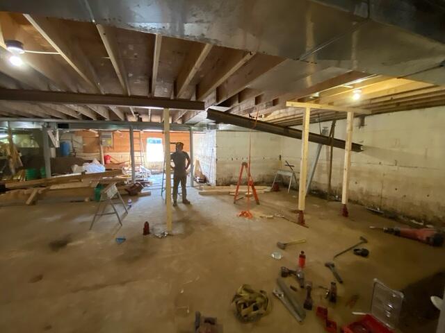 Installing Supplemental Beams for Lift and Support