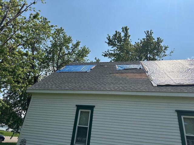 Roof damage