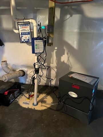 New CleanSpace Walls, TripleSafe Sump Pump & SaniDry Sedona