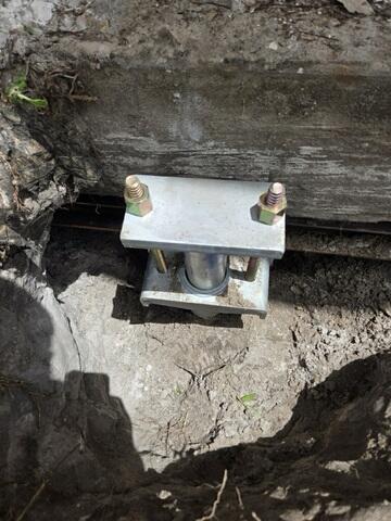 Complete Helical Pier Installation