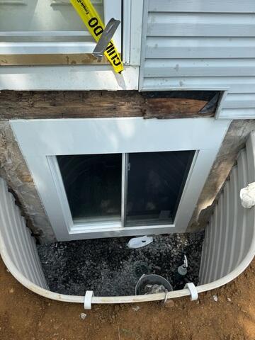 During Egress Window Install