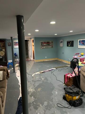 Water Actively Coming Into Basement