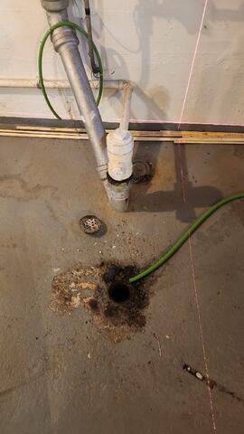Current Basement Exterior Drainage System