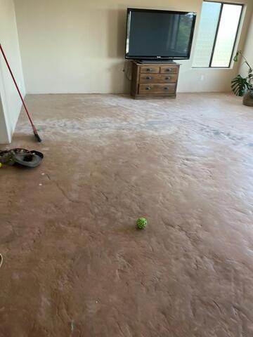 Arizona Foundation Repair Begins with Clean Prep on Damaged Concrete Slab Floor
