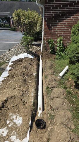 Buried Discharge Line Installation