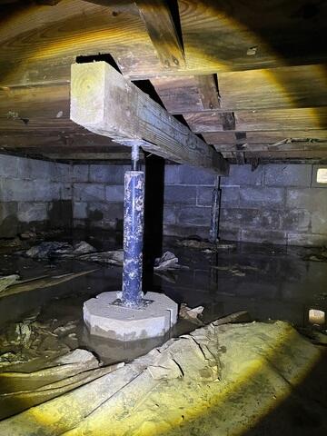 Failing Crawl Space Frame in Loveland, OH