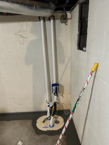 TripleSafe Sump Pump Secured
