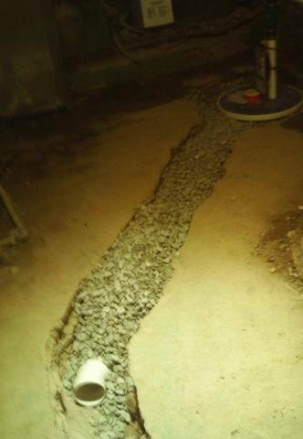 Installing SuperSump, Constructing Lateral